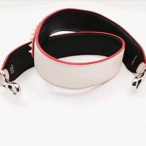 Fendi Shoulder Strap White Leather